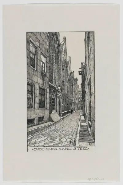 Oude Zijds Kapel Steeg te Amsterdam