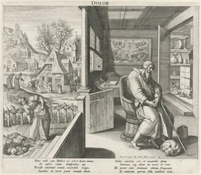 Ouderdom onder invloed van verdriet