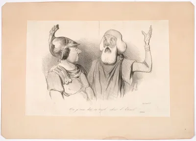 Oui je viens, dans son temple, adorer l'Eternel (Athalie). Sarjasta Physionomies tragico-classiques