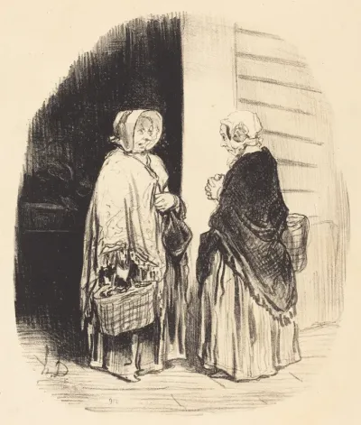 Oui, madame Chaboulard... vingt-quatre épiciers... [recto]
