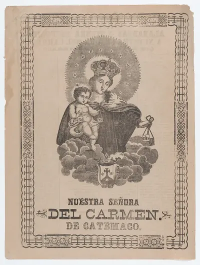 Our Lady of Catemaco holding the Christ Child