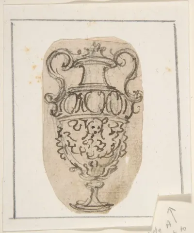 Outline of Design for a Vase with Two Handles