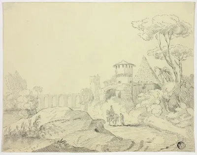 Outside of Porta Metella, Rome