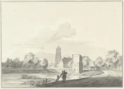 Overblijfselen van de Veerpoort te Heukelom