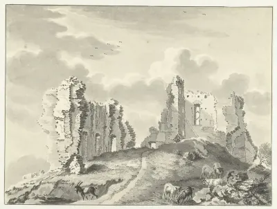 Overblijfselen van het kasteel Kranendonk