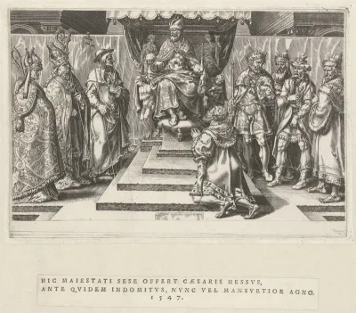 Overgave van de landgraaf van Hessen, 1547