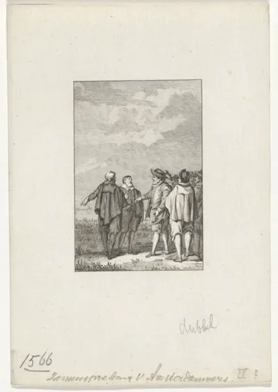 Overleg tussen zes voorname Amsterdammers, 1566
