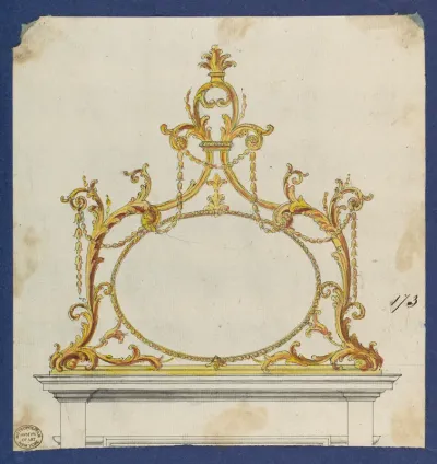 Overmantle, in Chippendale Drawings, Vol. I