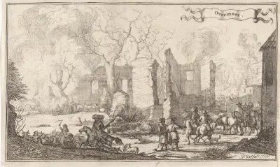 Overmeer, verwoest door de Fransen in 1672