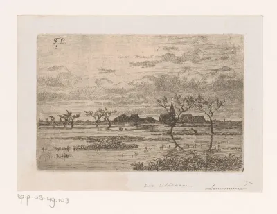 Overstroming in de polders