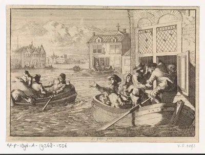 Overstroming te Parijs, 1658