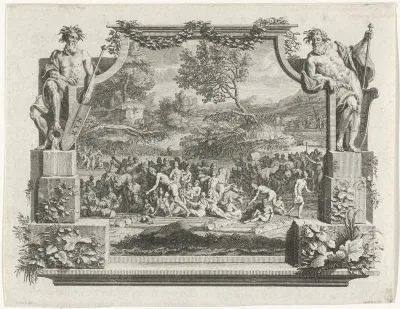 Overstroming van de Rijn en de Waal