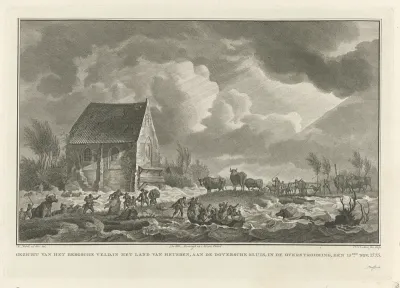 Overstroming van het Bergse Veld in het Land van Heusden, 15 november 1775