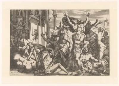Overwinning op de onwetendheid: Koning Frans I van Valois-Angoulême opent de tempel van Jupiter