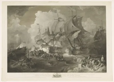 Overwinning van de Engelse vloot op de Franse vloot, 1794