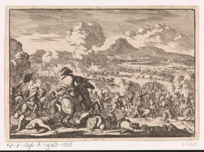 Overwinning van prins Eugenius op de Turken aan de Tisza, 1697
