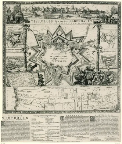 Overwinningen van Rabenhaupt in Groningen in de jaren 1672-1673
