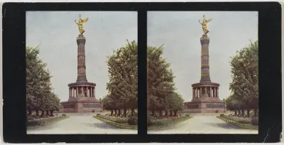 Overwinningszuil (Siegessäule) in de Grosser Tiergarten in Berlijn