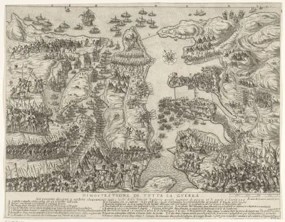 Overzicht van het gehele gevecht op Malta