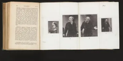 Overzicht van vier foto's van mannen ter illustratie van verschil in lichaamstaal, waaronder drie zelfportretten