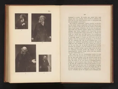 Overzicht van vier foto's van mannen ter illustratie van verschil in lichaamstaal