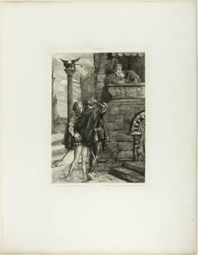 Owake! What Ho! Brabantio!plate 1 (act 1, scene 1) from Othello