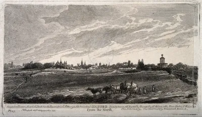 Oxford: cityscape view from the north