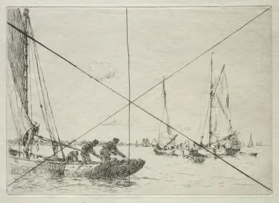 Oyster Dredging, West Mersea