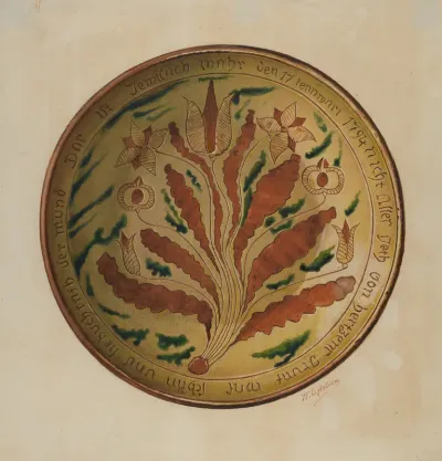 Pa. German Plate