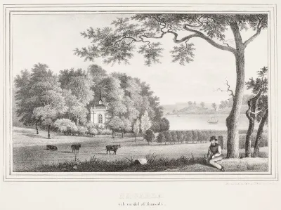 Paakarla and Part of Ruissalo, illustration for Finland Depicted in Drawings, booklets XX and XXI