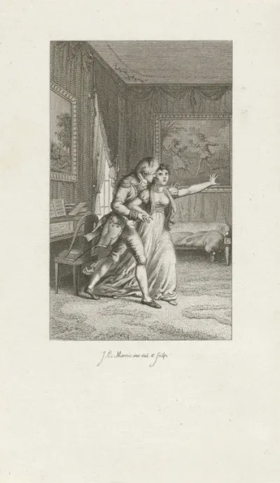 Paar in een interieur