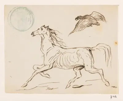 Paard en vogel