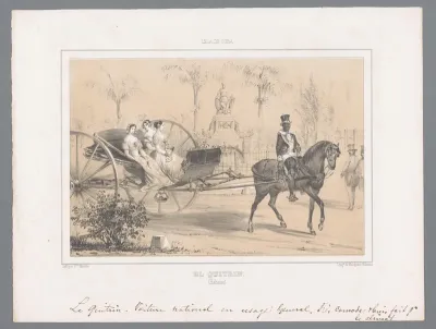 Paard-en-wagen in Havana