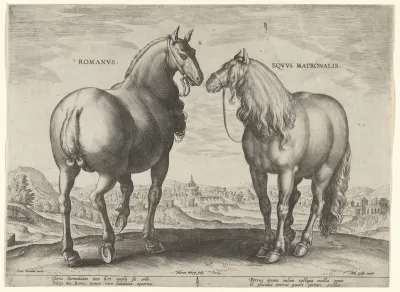 Paard uit Rome en een draagmerrie