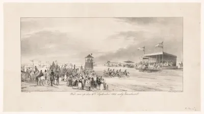 Paardenrace in Zandvoort
