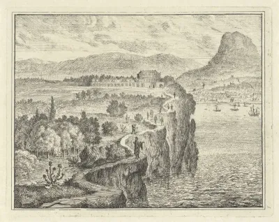 Pad langs kliffen