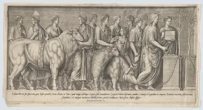 Pagan Sacrifice, after an Antique Bas Relief