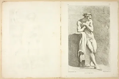 Page 30 and Page 31, from Premier Livre de Figures d'Academies Gravées en Partie par les Professeurs de l’Académie Royale