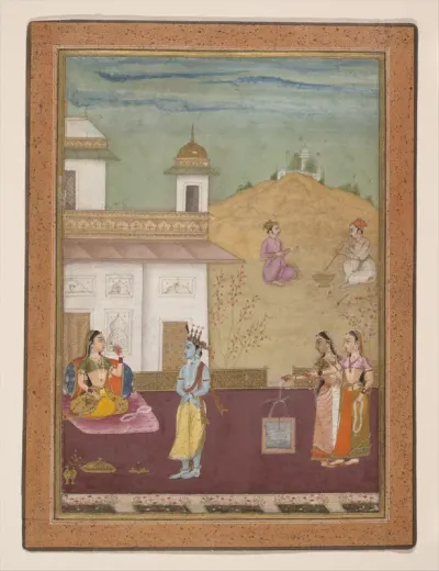 Page from a Dispersed Rasikapriya (Lover's Breviary)