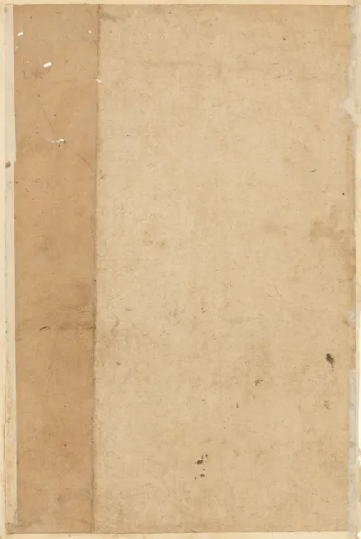 Page from Tales of a Parrot (Tuti-nama): blank page