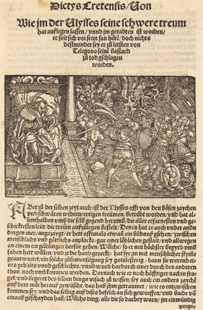 Page from Troianischen Kreig - Ausberg