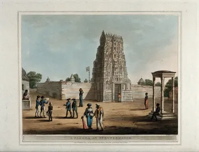Pagoda at Srīperumbūdur, Karnataka