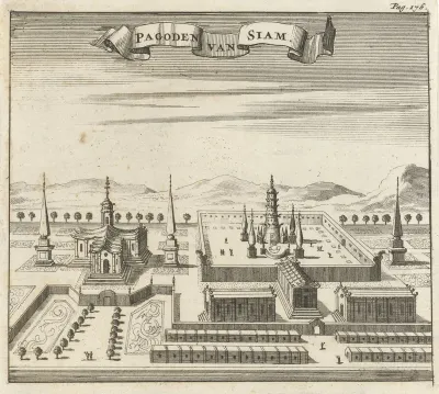 Pagodas in Siam