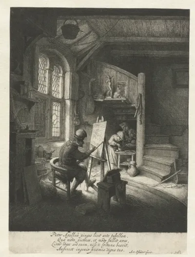 Painter in his Workshop
