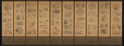 Painting of One Hundred Themes (obverse)