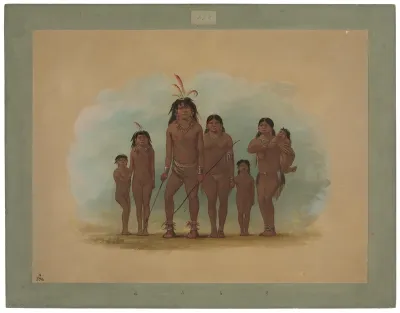 Painting the Lengua Chief