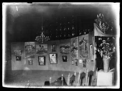 Paintings by Hugo Simberg and Magnus Enckell featured in an exhibition at the House of Nobility in Helsinki