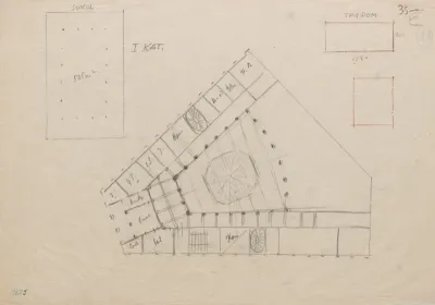 Palača burze, studija tlocrta/varijanta br 12