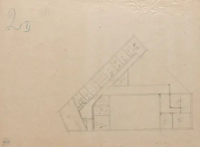 Palača burze, studija tlocrta/varijanta br 4