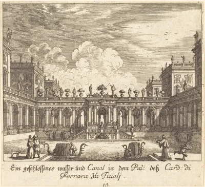 Palace and Canal, Cardinal di Ferrara, Tivoli